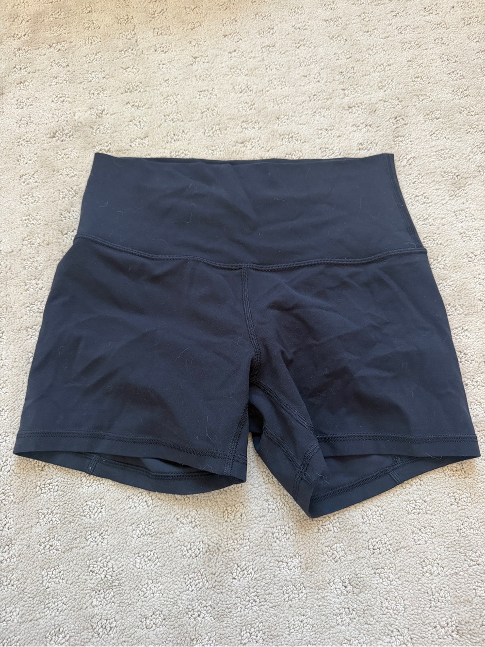 lululemon Align Black Bike Shorts - size 4